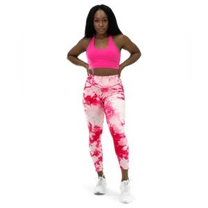 Balance Athletica OG Pink Tie-Dye Leggings Size S